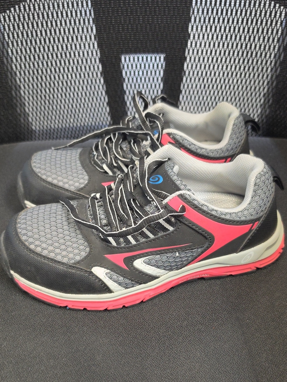 Nautilus Gray and Pink Women's Work Sneakers